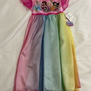 Disney Princess Rainbow Nightgown for Kids Girls Size 2T
